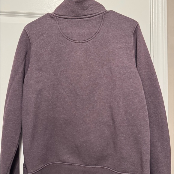Carhartt Women's Relaxed Fit Midweight 1/4
Zip Sweatshirt plum - Picture 4 of 5